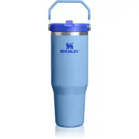Stanley IceFlow™ Flip Straw 2.0 Tumbler sticlă termos din oțel inoxidabil Blue Sky 1 buc