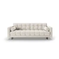 Canapea crem extensibilă, cu spațiu de depozitare 222 cm Bali – Cosmopolitan Design