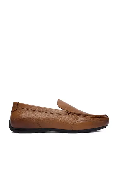 Mocasini barbati piele naturala - maro - Maro