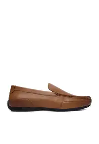 Mocasini barbati piele naturala - maro - Maro