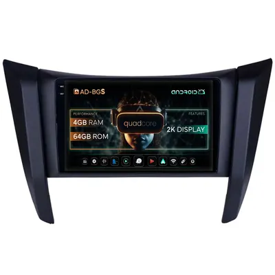 Navigatie 2K Nissan Navara (2015+), Android, S-Quadcore 4GB RAM + 64GB ROM, 9.5 Inch - AD-BGS90042K+AD-BGRKIT163v2