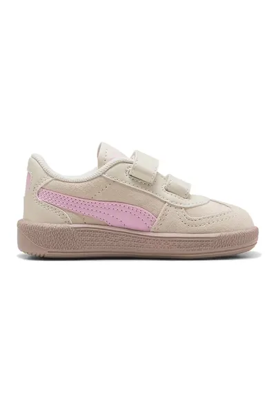 Pantofi sport Palermo Eternal Bloom cu velcro - Roz pastel/Bej deschis