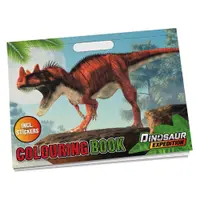 Carte de colorat cu stickere Grafix Dinozaur Expedition 25 foi