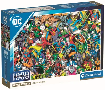 Puzzle Clementoni din 1000 piese - DC Comics
