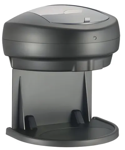 Dozator vertical pentru săpun lichid și dezinfectant Inter Ceramic – Negru, 450 ml