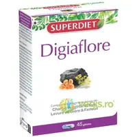 Digiaflore Carbune Activ si Drojdie 45cps