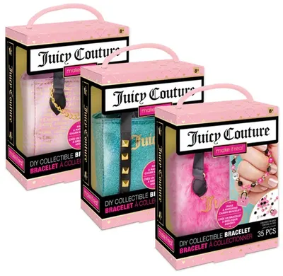 Kit creativ Make it Real Juicy Couture - Mini geanta si bratara, sortiment
