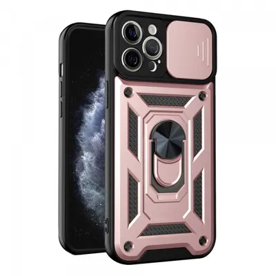 Husa pentru Apple iPhone 11 Pro, Techsuit, CamShield, Roz