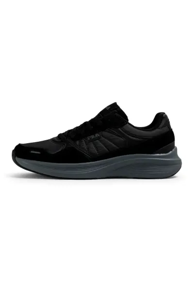 Pantofi sport cu garnituri de piele intoarsa Skyleap - Negru/Gri inchis