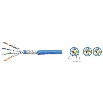 Cablu de Date S/ftp Cat7, Ecranat 4x2xawg23/1, Ls0h, 1000 Mhz - Scharck