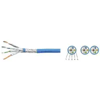 Cablu de Date S/ftp Cat7, Ecranat 4x2xawg23/1, Ls0h, 1000 Mhz - Scharck