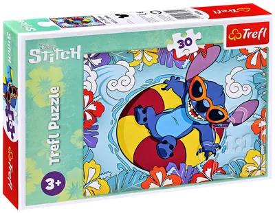 Puzzle Trefl din 30 de piese - Lilo și Stitch în vacanță