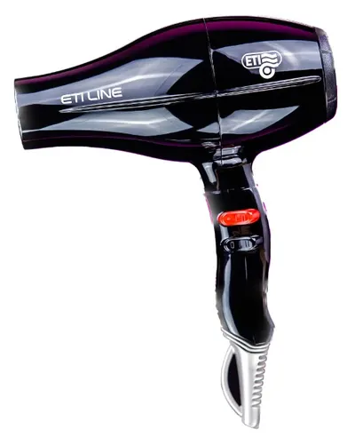 Uscător de păr profesional ETI - Line, 2400W, 2 viteze, negru