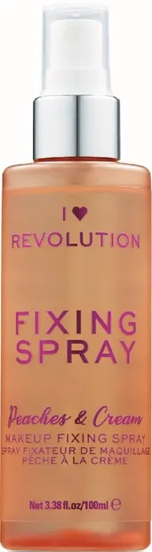 I Heart Revolution - Spray de fixare machiaj Peaches & Cream, 100 ml