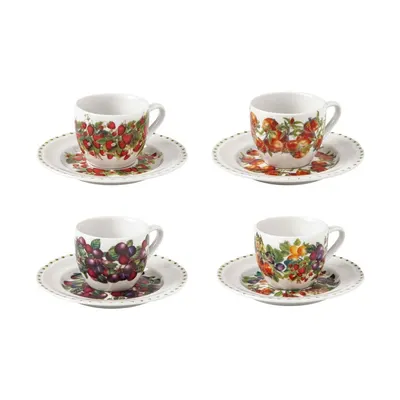 Cești albe 4 buc. new bone china 90 ml Le Primizie – Brandani
