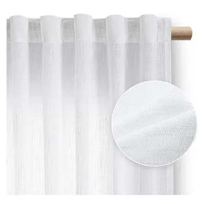 Draperie albă 140x250 cm Valeta – Restilo