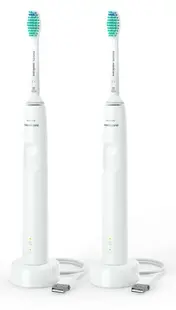 Set periuță de dinți electrică Philips Sonicare - HX3675/13, alb
