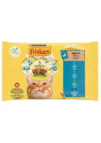 Friskies Cat Plic Somon 4 X 85 g