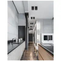 Plafoniera RENDE Nisipiu Negru Aluminiu GU10 1x50 Wat 230 Volt IP20 Fara bec Adjustable