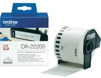 Bandă de hârtie Brother - DK-22205, pentru QL-500, 62mm, Black/White
