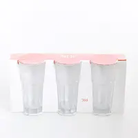 Set 3 pahare din sticla 300 ml