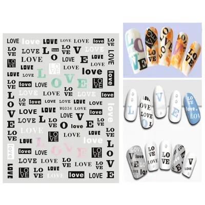 Sticker Unghii - Wg034