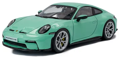 Model de colecție SOLIDO Moderne: Automobile - Porsche 911 (992) GT3 Touring, Mint Green, 2023