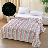 Patura Cocolino Pufoasa, Premium, cu Model Fluorescent, 200x230 cm – Confort si Eleganta de la Johny Home Pucioasa, Multicolor, Stelute
