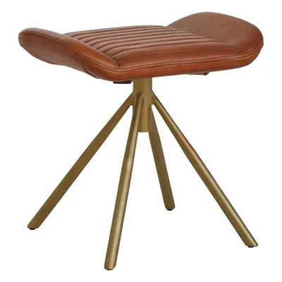 Taburet maro cu tapițerie din piele Buffalo – Premier Housewares