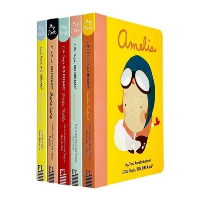Little People, Big Dreams - Series 1 (5 Books Collection) (Maya Angelou, Marie Curie, Frida Kahlo, Coco Chanel, Amelia Earhart)