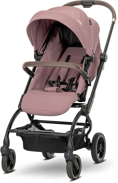 Cărucior pentru bebeluși cu rotație Lorelli Premium - Makaya, Pink