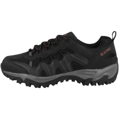 HI-TEC Hi-Tec Jaguar Wandelschoenen Lage Hiel ZWART/GRIJS/RODE 44