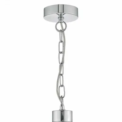 Lampa suspendata Lyon 5lt Pendant Polished Chrome & Crystal
