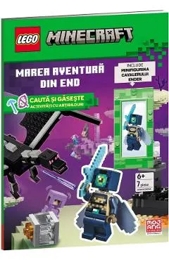 Minecraft. Marea aventura din End. Activitati cu abtibilduri + minifigurina Ender