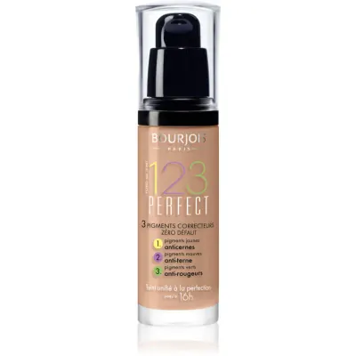 Bourjois 123 Perfect fond de ten lichid pentru look perfect culoare 57 Hale Clair SPF 10 30 ml