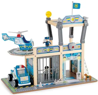 Set din lemn Hape - Sectia de politie