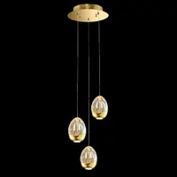 Golden Egg Led Pendant 14.4w 3000k, Gold