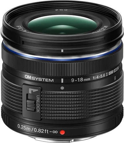 Obiectiv OM SYSTEM M.Zuiko Digital ED 9-18mm f/4-5.6 II (Micro Four Thirds)