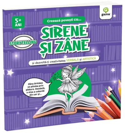 Creează povești cu... sirene și zâne - Paperback brosat