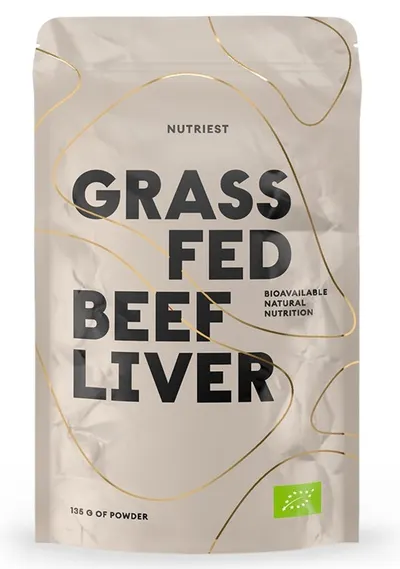 Grass Fed Beef Liver, 135 g, Nutriest