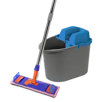 Set curatenie profesional Brilli Swips, 5 piese, albastru