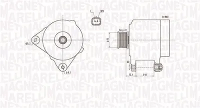 Alternator (14v, 110a) Renault Grand Scenic Ii, Megane Ii, Scenic I, Scenic Ii 1.9d 2.0 Dupa 1999