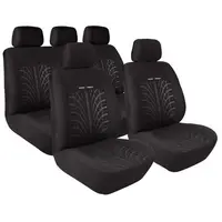 Set huse scaun fata si spate Road Track ,negru, Lampa