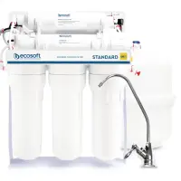Purificator apa cu osmoza inversa Ecosoft cu mineralizare in 5 trepte si pompa booster