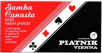 Cărți de joc Samba Canasta, 3 pachete