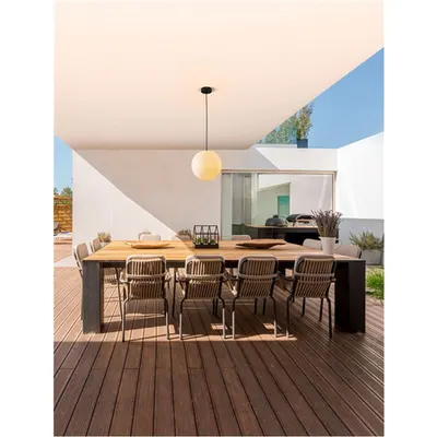 Lampa suspendata MOON Alb Textura Resign Negru Canopy & Cable LED · E14 · 1x5 Wat 100-240 Volt IP65 Fara bec