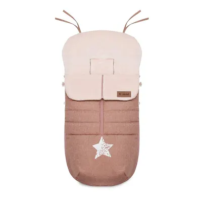 Sac de iarna, Jane, Nest, Pentru carucior, Universal, 95 x 46 cm, Material interior din fleece, Pale
