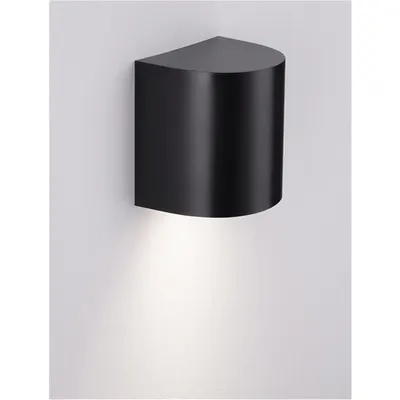 Aplica YORK Nisipiu Negru Acrylic Dispersor policarbonat LED GU10 1x10 Wat 100-240 Volt IP65 Fara bec