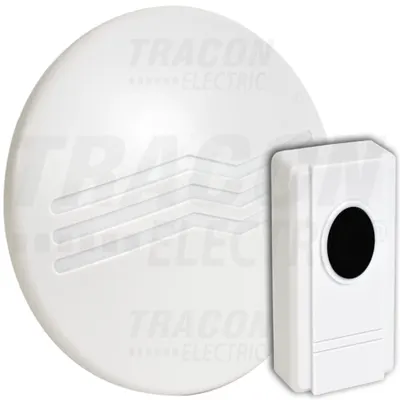 Sonerie fara fir BELLW3-1V1 2×AA, 1×CR2032, IP44, 100m, 32 music