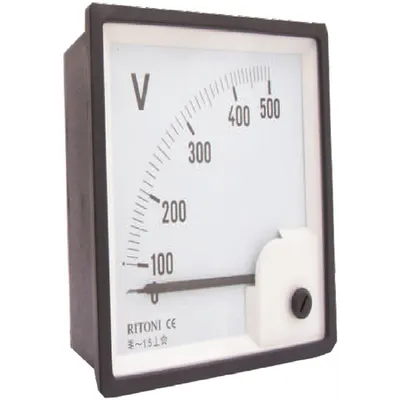 Voltmetru Analog Ritoni 96x96 0-500v